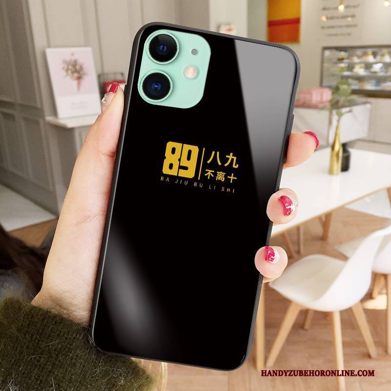 Hülle iPhone 12 Mini Mode Glas Handyhüllen, Case iPhone 12 Mini Liebhaber Persönlichkeit