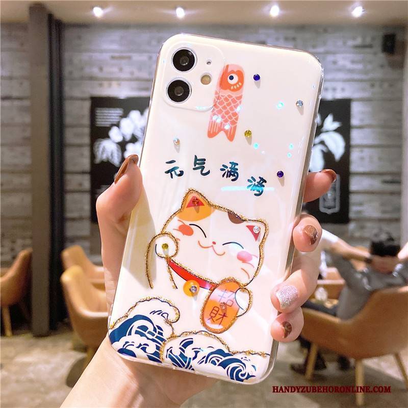 Hülle iPhone 12 Mini Silikon Handyhüllen Schlank, Case iPhone 12 Mini Weiche Anti-sturz Weiß
