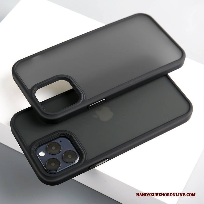 Hülle iPhone 12 Pro Max Silikon Grün Anti-sturz, Case iPhone 12 Pro Max Taschen Transparent Netto Rot