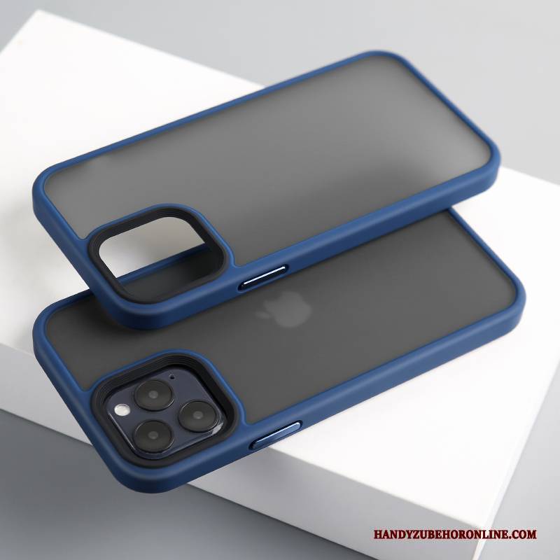 Hülle iPhone 12 Pro Max Silikon Grün Anti-sturz, Case iPhone 12 Pro Max Taschen Transparent Netto Rot