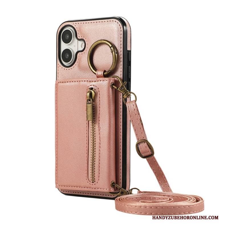 Hülle iPhone 17 Brieftasche Mit Reißverschluss