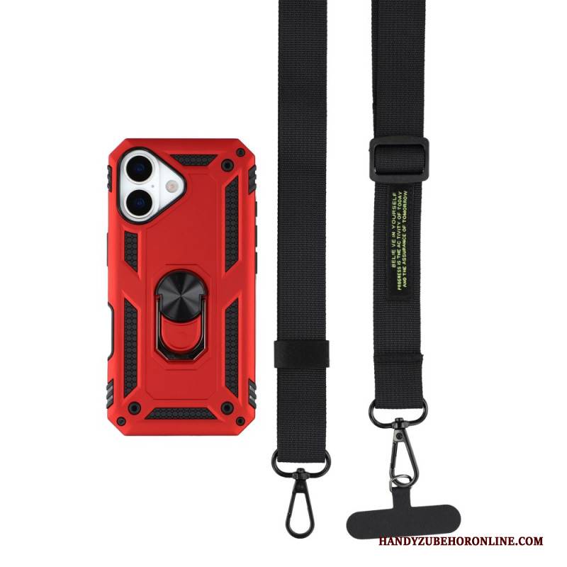 Hülle iPhone 17 Handyhülle Militärischer Schutz Mit Schultergurt
