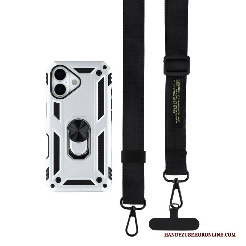 Hülle iPhone 17 Handyhülle Militärischer Schutz Mit Schultergurt