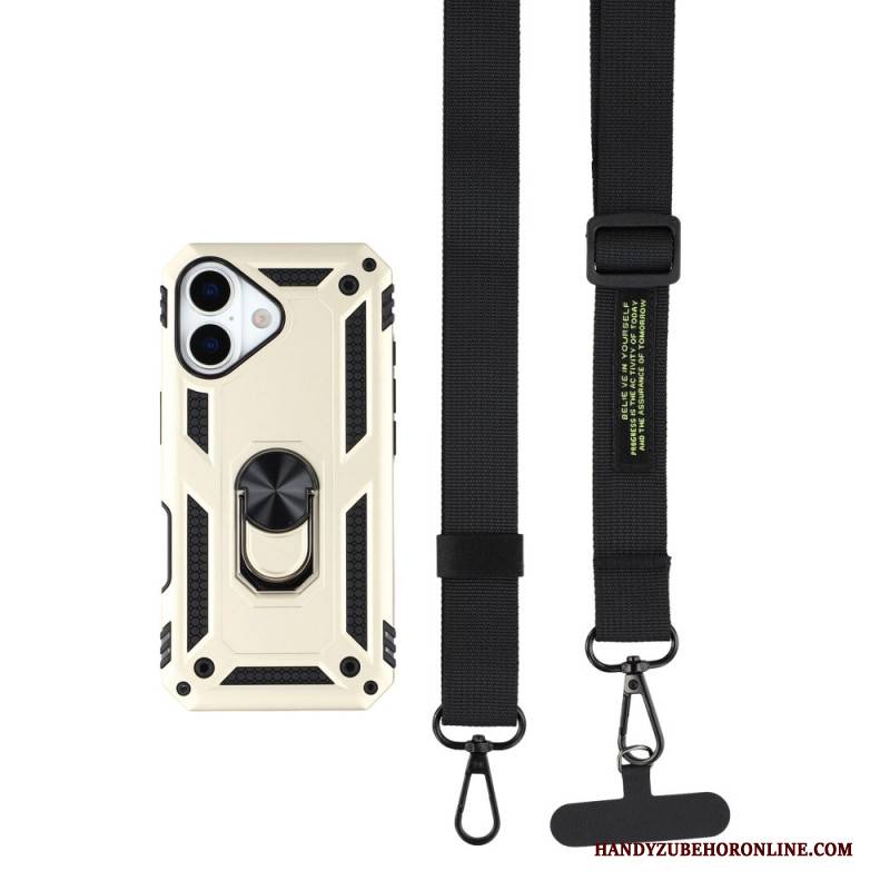 Hülle iPhone 17 Handyhülle Militärischer Schutz Mit Schultergurt