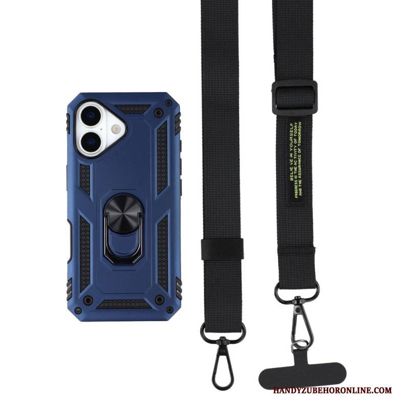 Hülle iPhone 17 Handyhülle Militärischer Schutz Mit Schultergurt