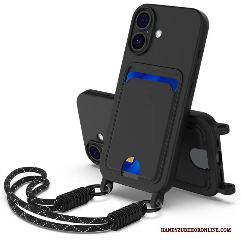Hülle iPhone 17 Kartenhalter Mit Lanyard