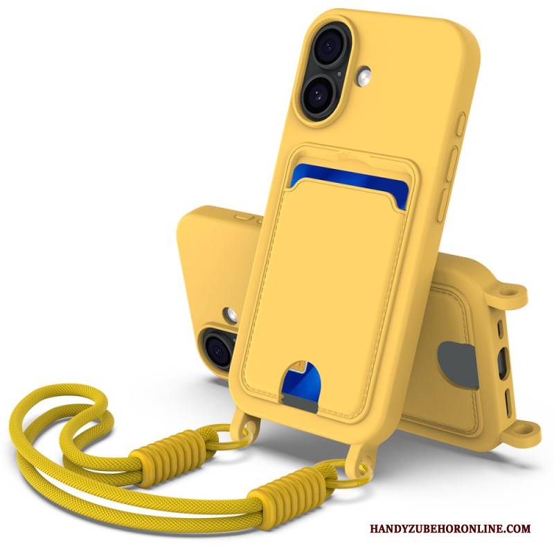 Hülle iPhone 17 Kartenhalter Mit Lanyard