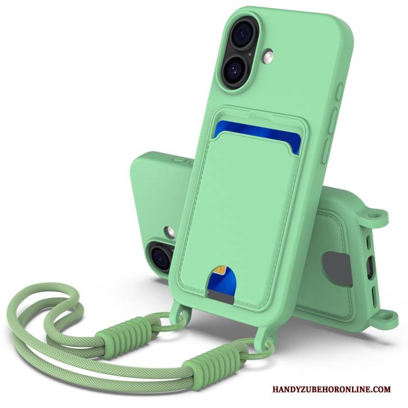 Hülle iPhone 17 Kartenhalter Mit Lanyard