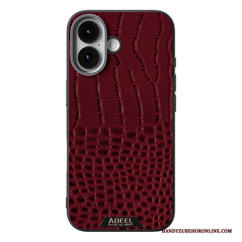 Hülle iPhone 17 Magsafe-kompatibel (krokodiloptik)