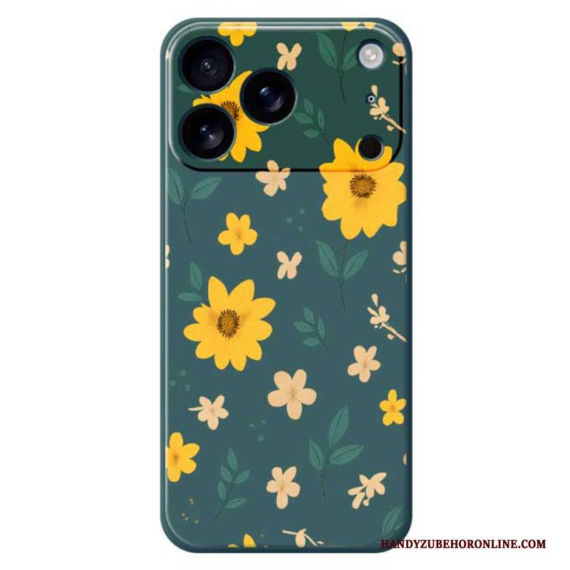 Hülle iPhone 17 Pro Flüssigsilikon-gänseblümchen