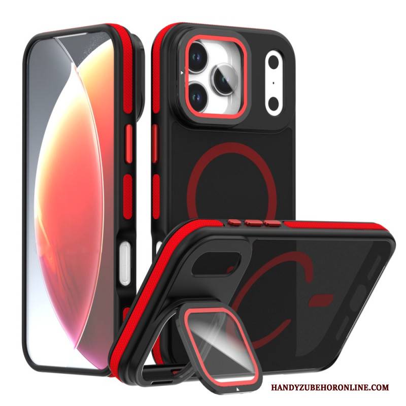 Hülle iPhone 17 Pro Hybrid Magsafe Mit Objektivschutz Und Integrierter Halterung