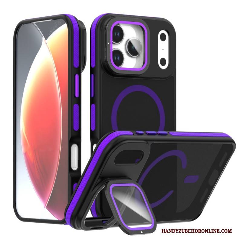Hülle iPhone 17 Pro Hybrid Magsafe Mit Objektivschutz Und Integrierter Halterung