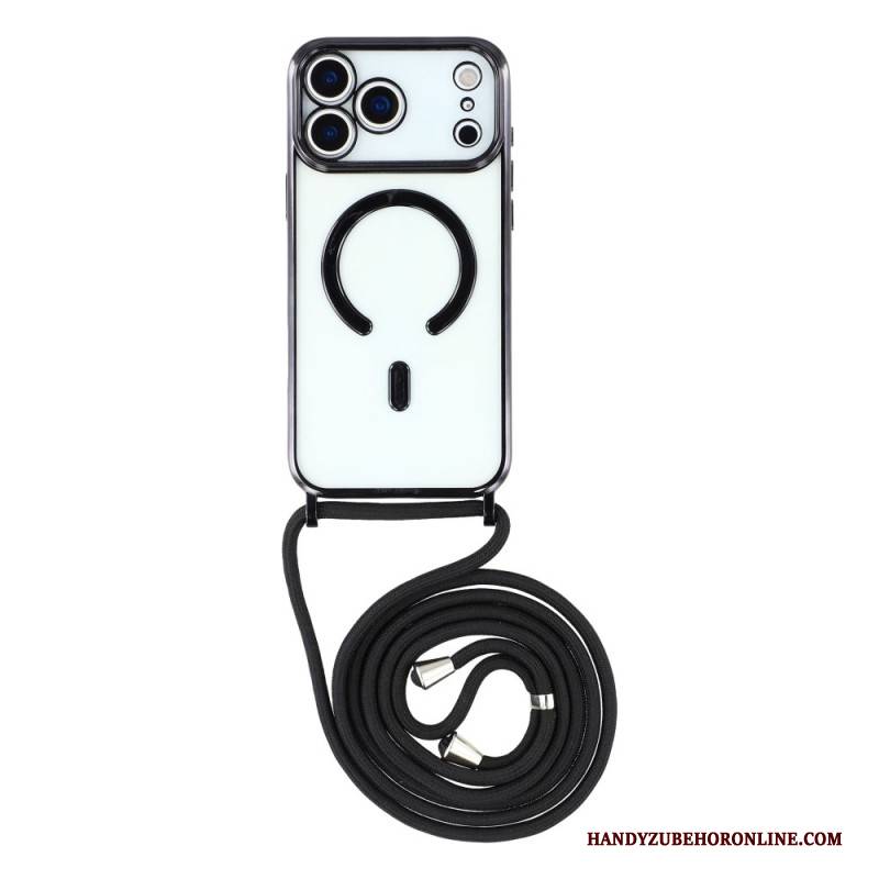 Hülle iPhone 17 Pro Magsafe-kompatibel Transparentes Kabel