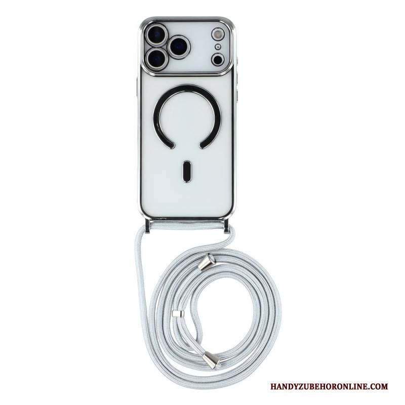 Hülle iPhone 17 Pro Magsafe-kompatibel Transparentes Kabel