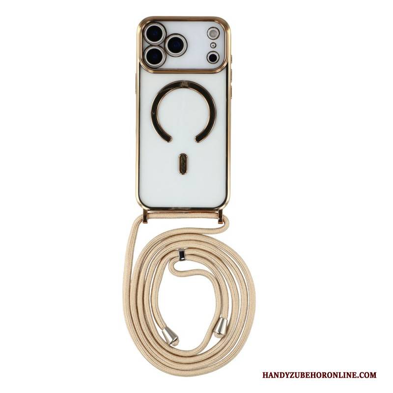 Hülle iPhone 17 Pro Magsafe-kompatibel Transparentes Kabel