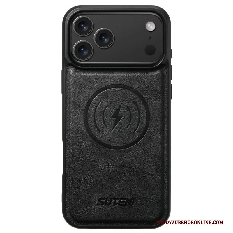 Hülle iPhone 17 Pro Magsafe-kompatibel Vintage-lederoptik