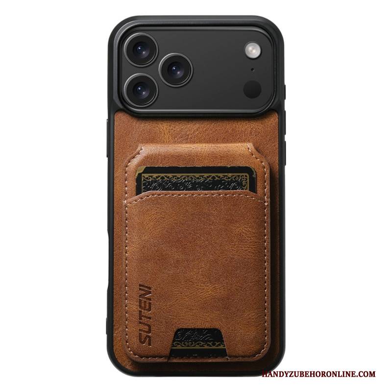 Hülle iPhone 17 Pro Max Handyhülle Kartenhalter Mit Gewachster Textur Suteni