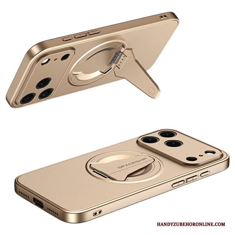 Hülle iPhone 17 Pro Max Handyhülle Magsafe-integrierte Halterung In Metalloptik