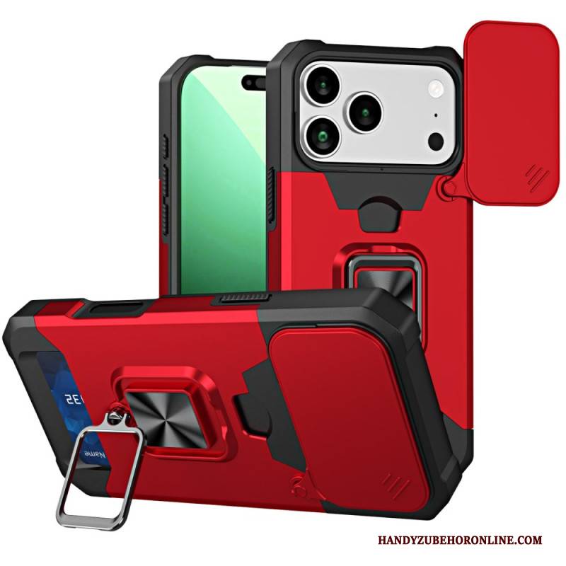 Hülle iPhone 17 Pro Max Robuster Ständer Und Schiebeabdeckung