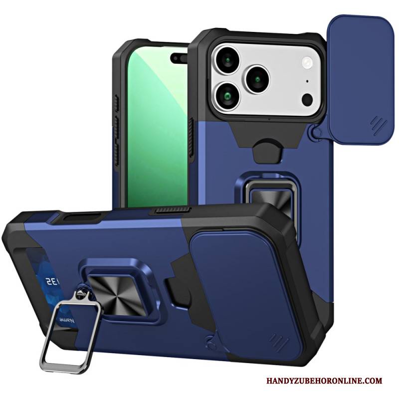 Hülle iPhone 17 Pro Max Robuster Ständer Und Schiebeabdeckung