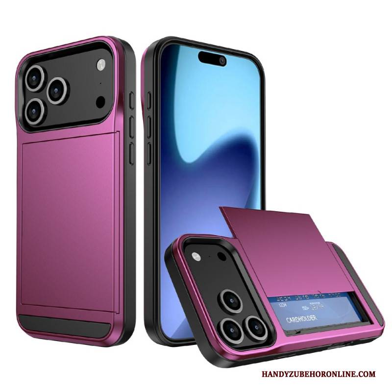 Hülle iPhone 17 Pro Max Verschiebbarer Kartenhalter