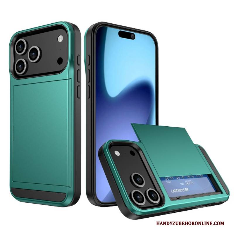 Hülle iPhone 17 Pro Max Verschiebbarer Kartenhalter