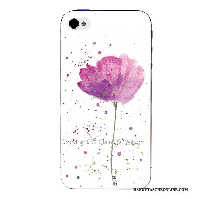 Hülle iPhone 4/4s Silikon Grün Transparent, Case iPhone 4/4s Weiche Handyhüllen
