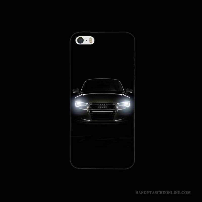 Hülle iPhone 5/5s Farbe Schwer Nubuck, Case iPhone 5/5s Schutz Handyhüllen Schwarz