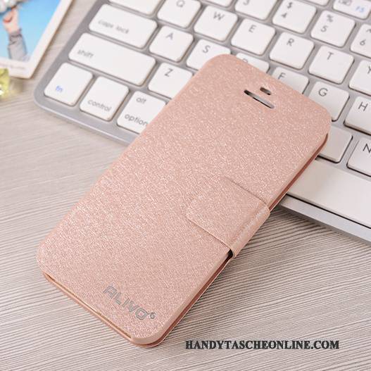 Hülle iPhone 5/5s Lederhülle Rot Anti-sturz, Case iPhone 5/5s Schutz Handyhüllen