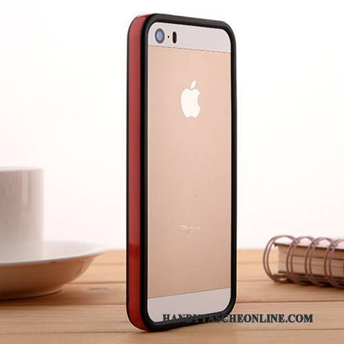 Hülle iPhone 5/5s Schutz Anti-sturz Grenze, Case iPhone 5/5s Weiche Handyhüllen Grau