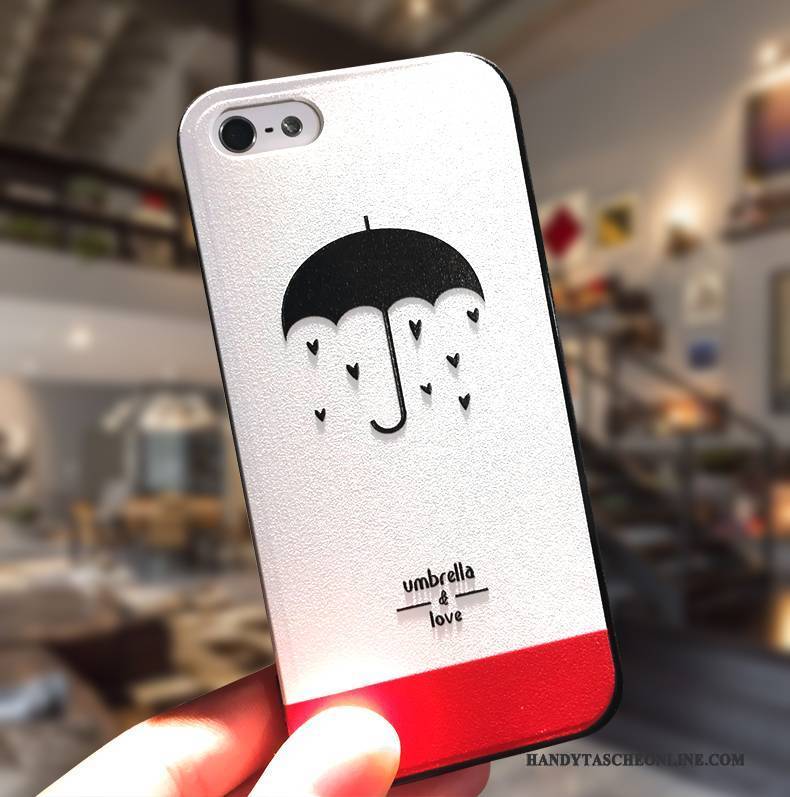 Hülle iPhone 5/5s Silikon Hängende Verzierungen Einfach, Case iPhone 5/5s Kreativ Anti-sturz Blau