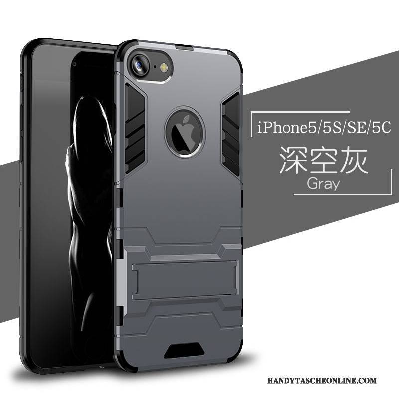 Hülle iPhone 5/5s Silikon Marine Handyhüllen, Case iPhone 5/5s Taschen Anti-sturz Grün