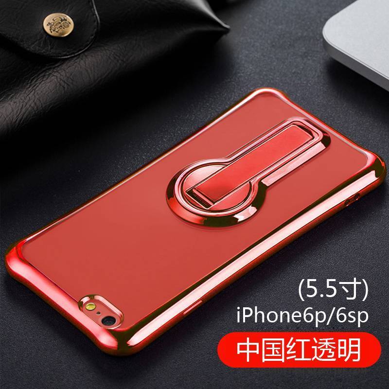 Hülle iPhone 6/6s Plus Halterung Handyhüllen Anti-sturz, Case iPhone 6/6s Plus Silikon Rosa Pu