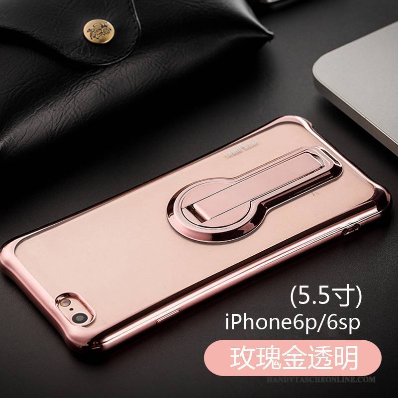 Hülle iPhone 6/6s Plus Halterung Handyhüllen Anti-sturz, Case iPhone 6/6s Plus Silikon Rosa Pu