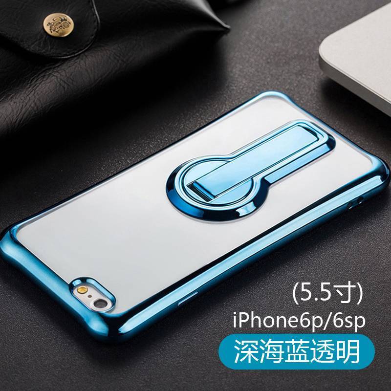 Hülle iPhone 6/6s Plus Halterung Handyhüllen Anti-sturz, Case iPhone 6/6s Plus Silikon Rosa Pu