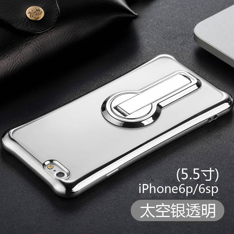 Hülle iPhone 6/6s Plus Halterung Handyhüllen Anti-sturz, Case iPhone 6/6s Plus Silikon Rosa Pu