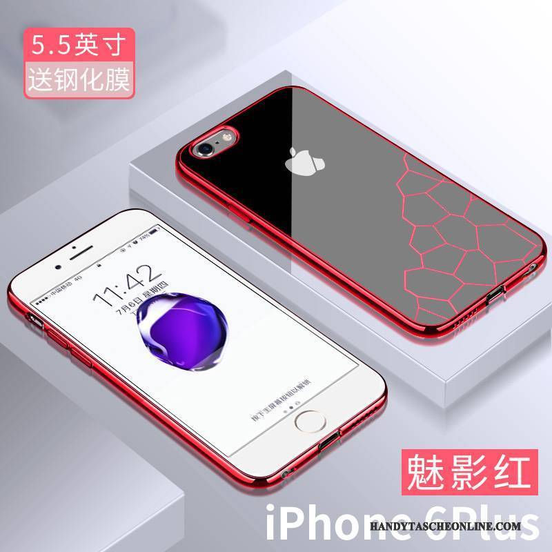 Hülle iPhone 6/6s Plus Kreativ Schlank Trend, Case iPhone 6/6s Plus Silikon Handyhüllen Blau