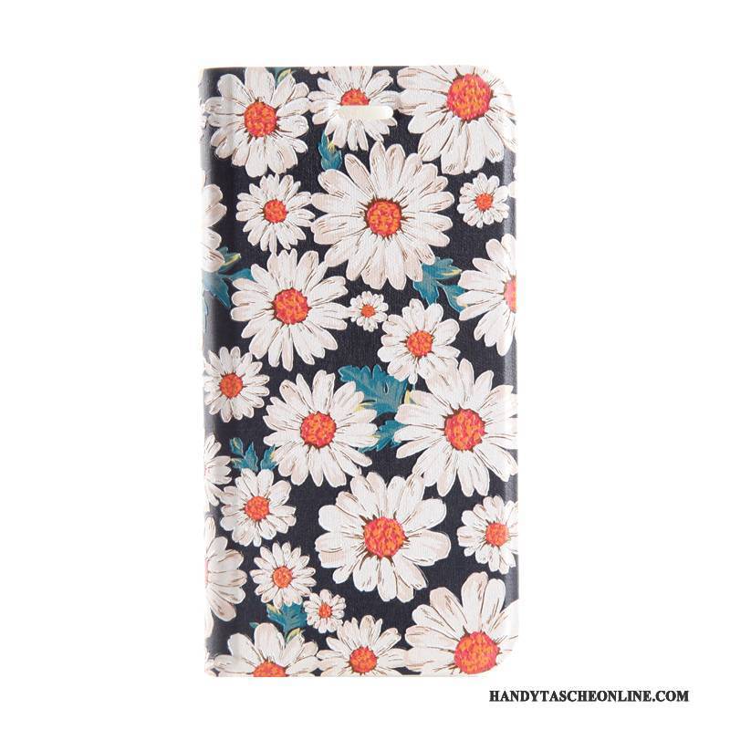 Hülle iPhone 6/6s Plus Lederhülle Trend Dreidimensional, Case iPhone 6/6s Plus Folio Handyhüllen Blau