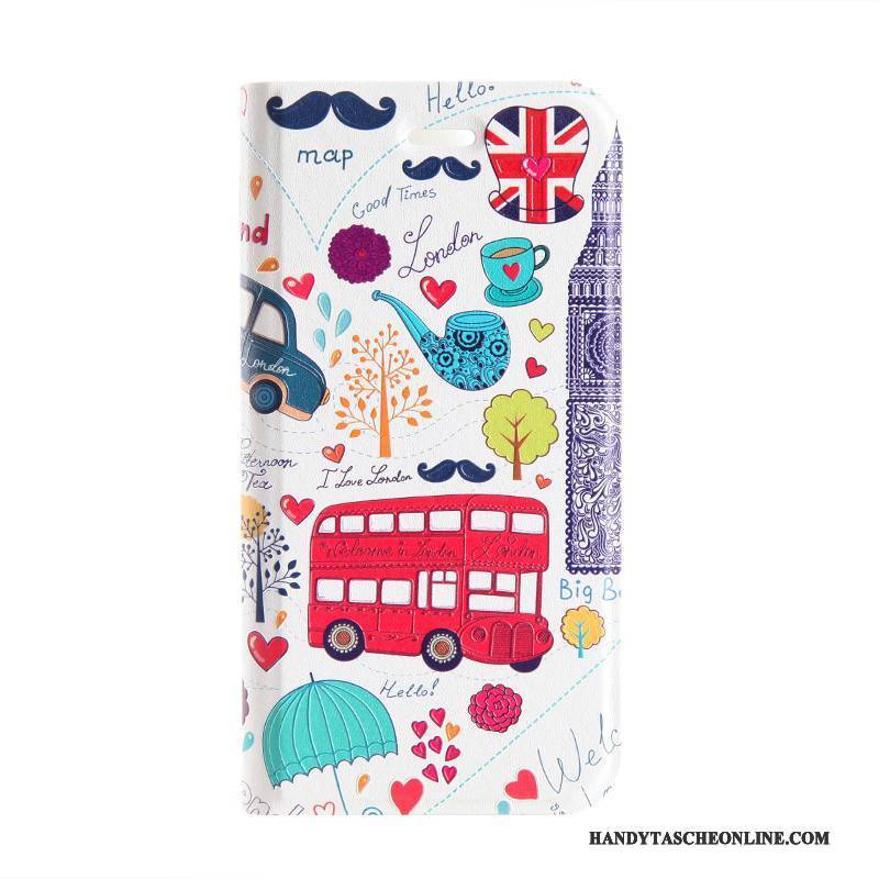 Hülle iPhone 6/6s Plus Lederhülle Trend Dreidimensional, Case iPhone 6/6s Plus Folio Handyhüllen Blau