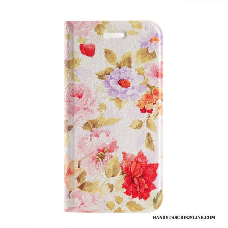 Hülle iPhone 6/6s Plus Lederhülle Trend Dreidimensional, Case iPhone 6/6s Plus Folio Handyhüllen Blau