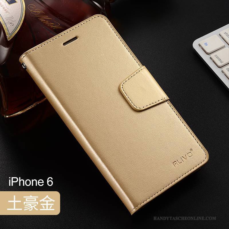 Hülle iPhone 6/6s Plus Schutz Lila Handyhüllen, Case iPhone 6/6s Plus Lederhülle