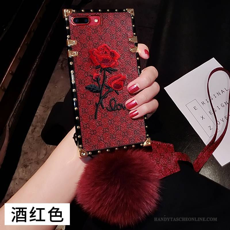 Hülle iPhone 6/6s Plus Taschen Einfach Trend, Case iPhone 6/6s Plus Silikon Pelzball Handyhüllen