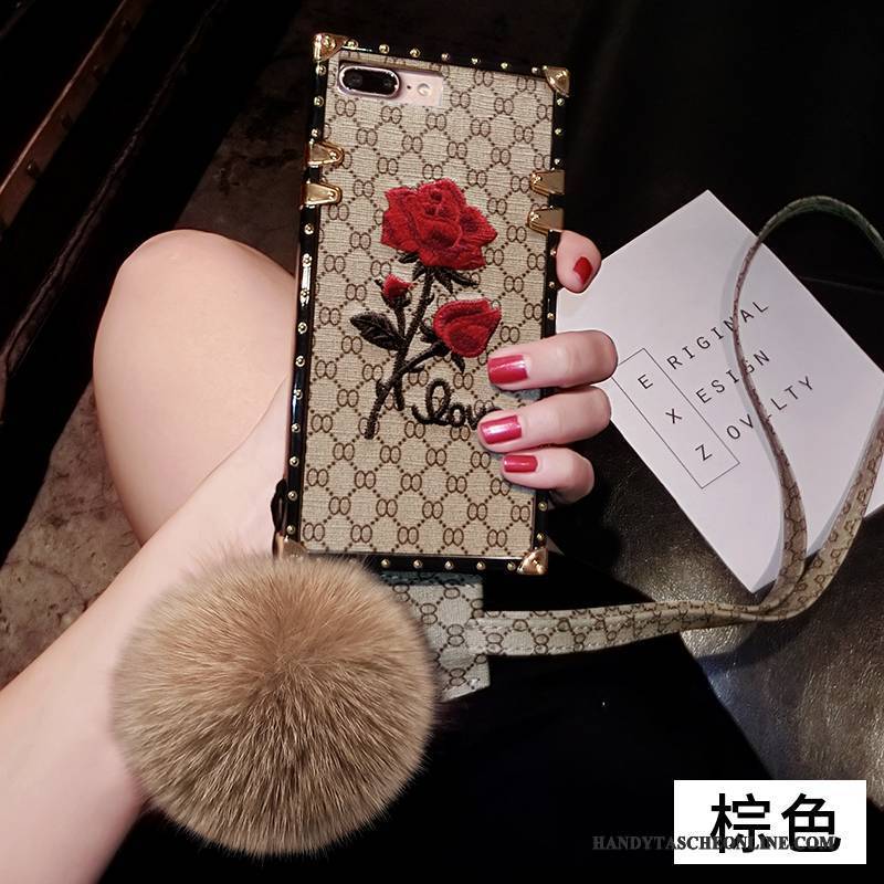 Hülle iPhone 6/6s Plus Taschen Einfach Trend, Case iPhone 6/6s Plus Silikon Pelzball Handyhüllen