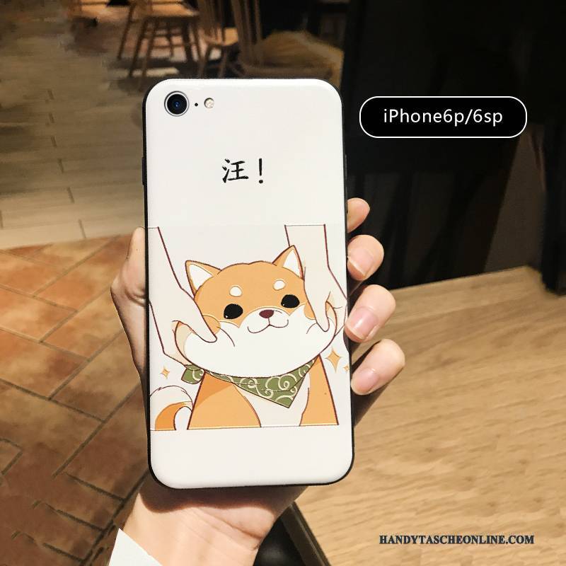 Hülle iPhone 6/6s Plus Taschen Liebhaber Handyhüllen, Case iPhone 6/6s Plus Karikatur Super Süß Hund