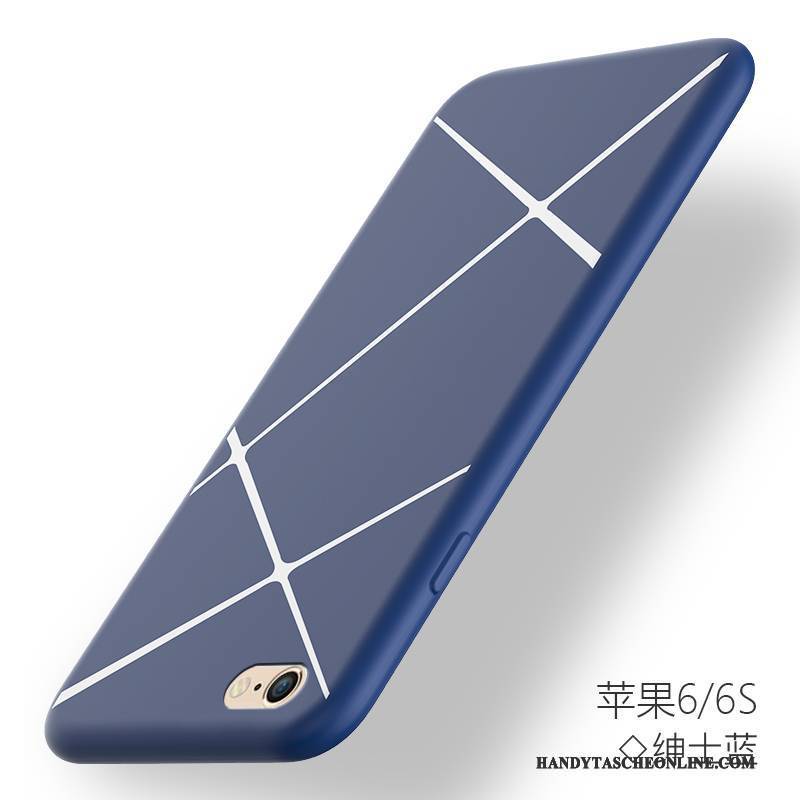 Hülle iPhone 6/6s Plus Taschen Pu Schwarz, Case iPhone 6/6s Plus Weiche Handyhüllen Nubuck