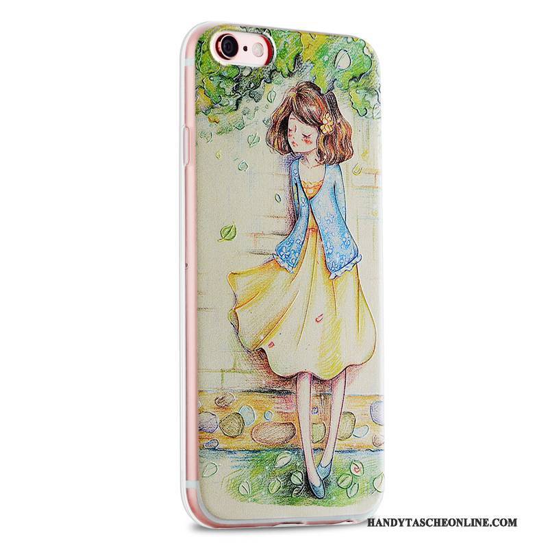 Hülle iPhone 6/6s Plus Weiche Grün Handyhüllen, Case iPhone 6/6s Plus Silikon