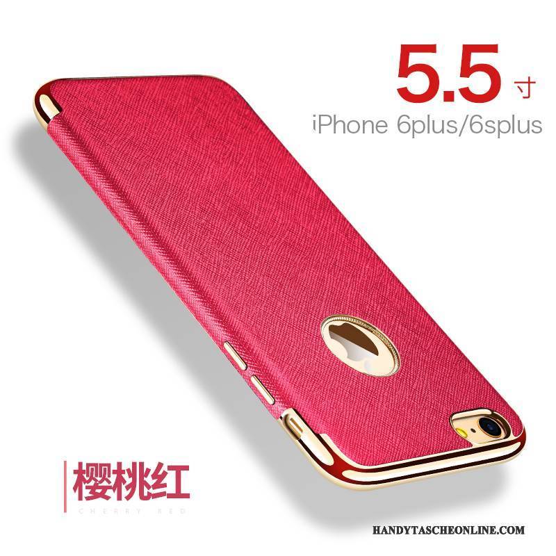 Hülle iPhone 6/6s Plus Weiche Qualität Anti-sturz, Case iPhone 6/6s Plus Taschen Handyhüllen Rot