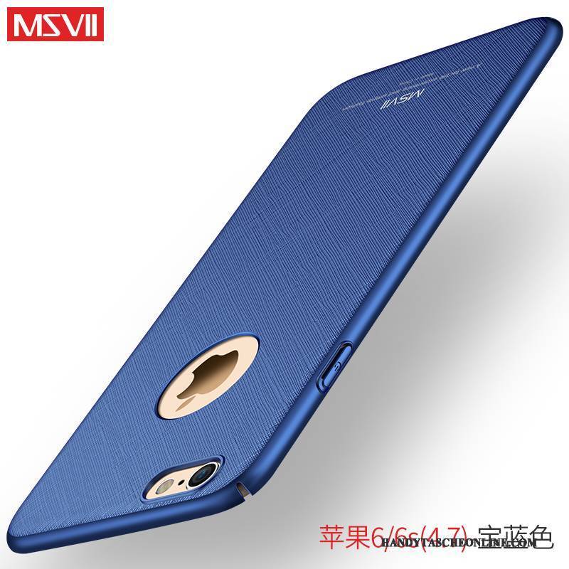 Hülle iPhone 6/6s Silikon Handyhüllen Nubuck, Case iPhone 6/6s Schutz Rot Neu