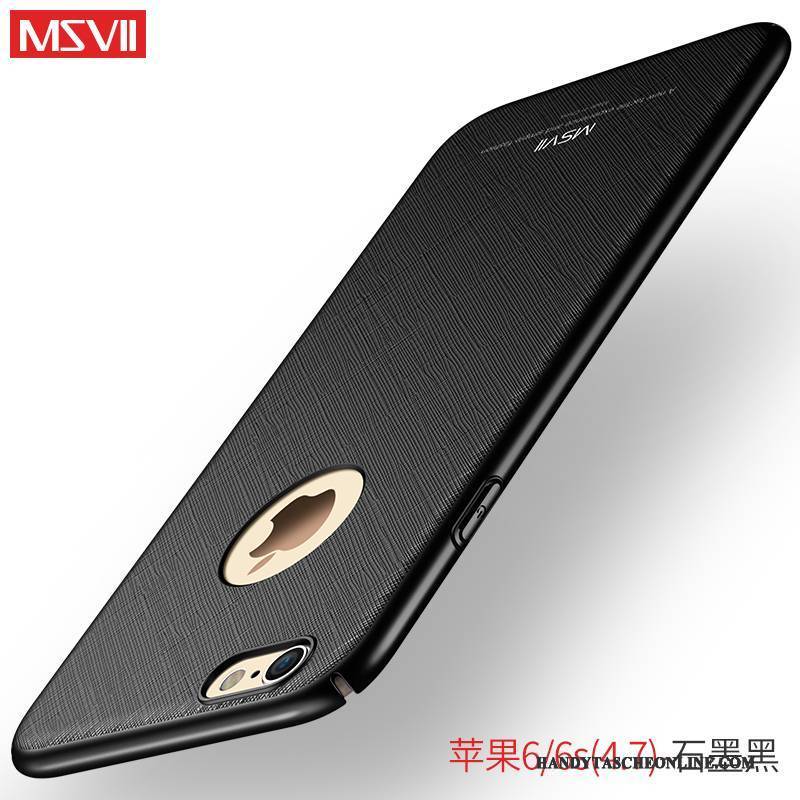 Hülle iPhone 6/6s Silikon Handyhüllen Nubuck, Case iPhone 6/6s Schutz Rot Neu