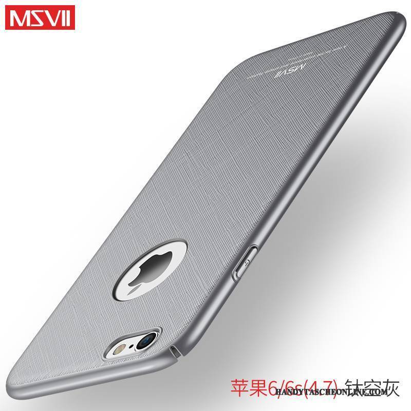 Hülle iPhone 6/6s Silikon Handyhüllen Nubuck, Case iPhone 6/6s Schutz Rot Neu
